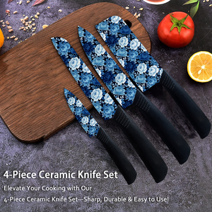 Couteau personnalisé à lame en céramique et manche en plastique, livraison gratuite, qualité supérieure, prix d'usine, vente chaude, pour la cuisine quotidienne - Product Image 4