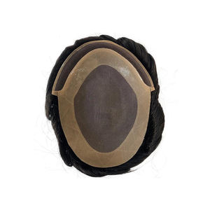 Peluca de cabello Natural para hombre, sistema de pelucas de buena calidad, tupé de cabello humano 100% Natural, Producto Popular de fabricación OEM - Product Image 5