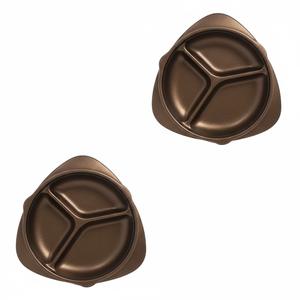 Plateau de service élégant en métal/bois écologique vert olive pour sauces et accompagnements – Style classique pour la maison et les fêtes - Product Image 6