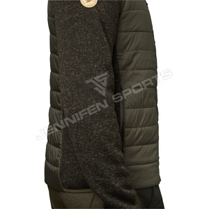 Bán Buôn Chất Lượng Cao Của Nam Giới Săn Bắn Áo Khoác Vỏ Bộ Nhớ Vải Tay Áo <span class=keywords><strong>Polyester</strong></span> Kết Cấu Lông Cừu Dây Kéo Đóng Cửa Phía Trước Túi - Product Image 6