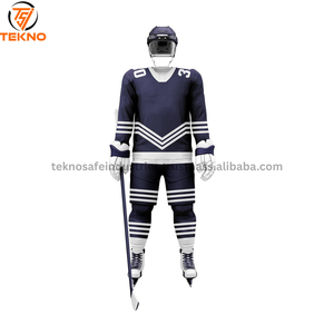 Nuevo 2025 100% poliéster transpirable equipo de alta calidad transpirable campo Hockey Jersey sublimación hockey sobre hielo servicio OEM - Product Image 5