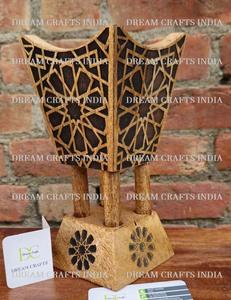 Brûleur à Bakhoor en Bois de Mangue Biologique de Grande Taille, Durable, Gravure Personnalisée, Brûleur à Charbon, Cadeau Traditionnel Religieux de Mariage Loban Daan - Product Image 3