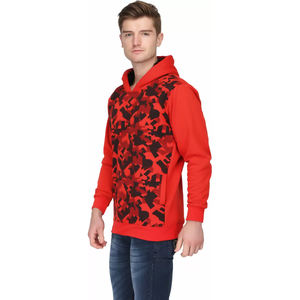 Sweat à capuche doublé polaire en coton mélangé 350 GSM personnalisé du fabricant, toutes couleurs, impression numérique, teint uni pour hommes pour l'hiver - Product Image 3