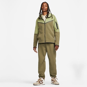 Combinaison de sport en molleton 66% coton 34% Polyester avec Logo personnalisé, vêtements de sport coupe Standard, Alligator et Olive - Product Image 1