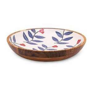 Utilisation de la vaisselle Grand bol en bois d'acacia élégant pour servir les aliments Saladier avec bol de service en bois massif de pin et d'acacia - Product Image 3