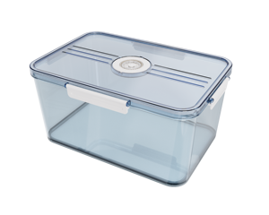 Contenedor Hermético para Refrigerador con Bandeja de Drenaje, Organizador de Nevera, Libre de BPA, para Almacenamiento de Alimentos - Product Image 2