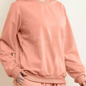 สเวตเชิ้ตขนาดใหญ่พิเศษของผู้หญิงผ้าคอตตอน100% ทันสมัยน้ำหนักเบาและให้ความอบอุ่นสำหรับเทคนิคการพิมพ์ลายฤดูใบไม้ร่วงและฤดูหนาว - Product Image 2