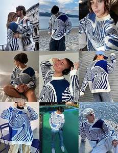 Sweat-shirts en polaire surdimensionnés d'Halloween pour femmes, personnalisés, de haute qualité, 2024, avec broderie, manches longues, hiver, uni - Product Image 6