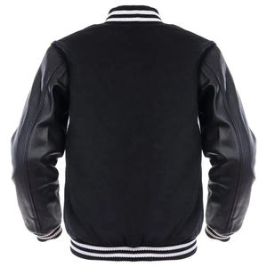 Chaqueta Universitaria de Invierno de Lana de Alta Calidad, Corte Entallado, Profesional, con Cuello Alto, Logotipo Frontal Personalizable, Diseño Cortavientos, 2025 - Product Image 6