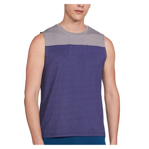 เสื้อกล้ามกีฬาทรงสลิมฟิตสำหรับผู้ชายสำหรับออกกำลังกายกล้ามเนื้อสำหรับวิ่งและเพาะกายในฤดูร้อนโลโก้ออกแบบได้ตามต้องการ - Product Image 1