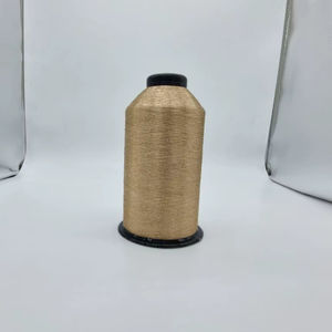 Hilo de Nailon Metálico Plateado de Grado Industrial 1090 Denier 110D, Hilo Zari SHREE VIDHATA para Bordado, Tejido Textil, Hilado a Mano - Product Image 1