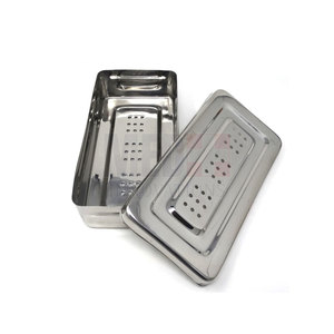 Plateau pour instruments chirurgicaux de qualité professionnelle Vente en gros Plateau chirurgical en acier inoxydable Taille peu profonde 150x100x30mm - Product Image 5