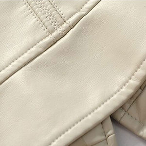 Chaqueta de Cuero Sintético de Punto para Mujer, Invierno 2026, Personalizada, Informal, Ajustada, de Alta Calidad, Impermeable, Transpirable, con Forro de Algodón - Product Image 6