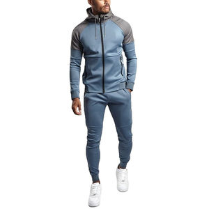 Vente en gros de survêtement design de haute qualité Survêtement tendance en polyester et coton avec logo personnalisé pour hommes vêtements de jogging avec cordon de serrage élastique - Product Image 1