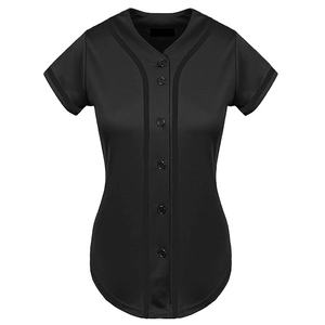 Elite Performance Plus Size Softball Jersey Absorbe la humedad y transpirable Antibacteriano 100% Poliéster Ropa deportiva - Product Image 1