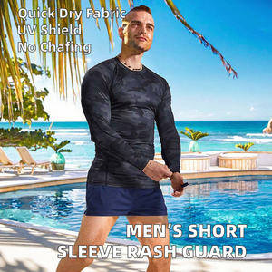 Camiseta Deportiva sin Costuras para Hombre, Anti-rozaduras, Ligera, para Correr, Fitness, Alta Elasticidad, Transpirable - Product Image 5