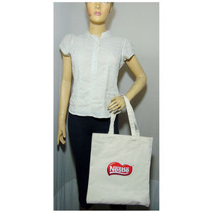 Nouvelle collection de sacs à provisions en toile imprimée écologique 14 "W X 15" H Logo personnalisé en option du fabricant indien - Product Image 6