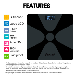 Highly Accurate Portable LCD Display Digital Weighing Eco-Friendly Adjustable Four-point Type Bathroom Scale <b>Battery</b> 180kg - Product Image 5