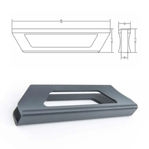 Poignées en aluminium de couleur noire de luxe <span class=keywords><strong>RAL</strong></span> 9005 Poignée de porte coulissante en verre de 10mm pour système de porte coulissante de véranda extérieure - Product Image 4
