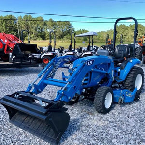 Affordable Quality LS <b>Ride</b>-<b>On</b> Lawn <b>Mower</b> Tractor with Front Loader & Backhoe 28V with Grass Box for Residential <b>Used</b> ls Machine - Product Image 1