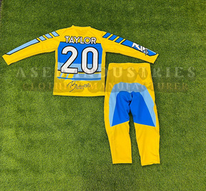 Conjunto de motocross de poliéster para motociclistas, diseñado para brindar comodidad, flexibilidad, durabilidad y ventilación estable. - Product Image 5