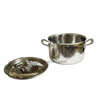 Ollas y sartenes de cocina Royal martilladas a mano con tapa de calabaza, cacerola para decoración de mesa en fiestas y bodas, utensilio de cocina, cacerola con impresión personalizada