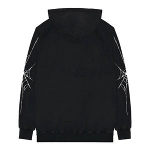 ผู้ผลิตเสื้อฮู้ดดี้แบบสวมหัวสไตล์วินเทจ ผ้าฟลีซโพลีเอสเตอร์ 100% หนัก 250 แกรม พิมพ์ลายปักตามสั่ง ทรงโอเวอร์ไซส์ สำหรับผู้ชายและผู้หญิง - Product Image 2