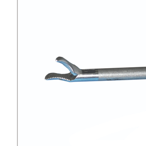 Juego de instrumentos de cirugía laparoscópica curvada y recta con empuñadura axial, portaagujas laparoscópico de acero inoxidable - Product Image 2