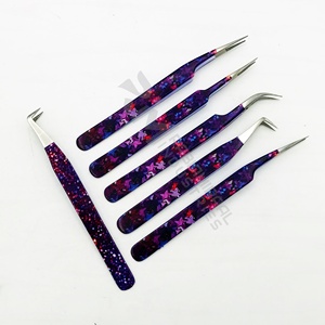 RMI Best-seller pince à épiler professionnelle en acier inoxydable pour cils en papier art pince à épiler pour extension de faux cils et logo personnalisé - Product Image 4