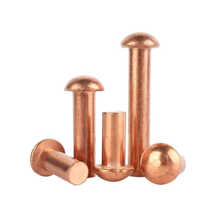Remache Sólido de Cabeza Redonda de Acero Grado 8, Diámetro 20mm, Longitud 10mm, M15-M16 - Product Image 1