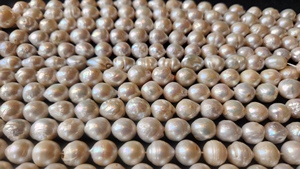 Hebras de perlas de arroz de agua dulce, cuentas blancas naturales sin tratar de alta calidad para hacer joyas, cuentas sueltas - Product Image 4