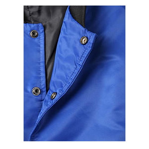 Chaqueta Universitaria de Béisbol Personalizada de Lana para Hombre, Cuello Alto, Resistente al Viento y al Agua - Product Image 2