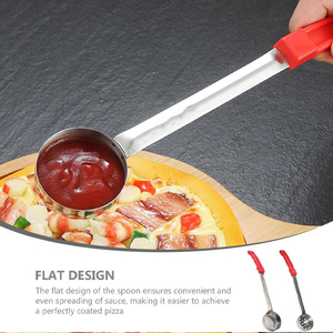 Suministro de fábrica Cuchara de control de porciones sólidas de acero inoxidable de 4oz Perfecta para vigilantes del peso Buffets Fiestas Cucharas para servir - Product Image 3