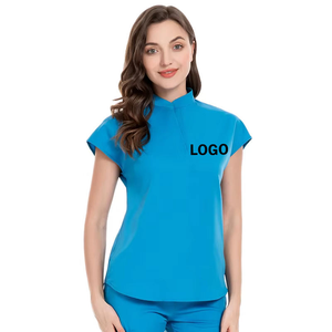 Le classique frotte des ensembles d'uniformes avec le confort court de douille et le collier de support professionnel pour les environnements propres - Product Image 5