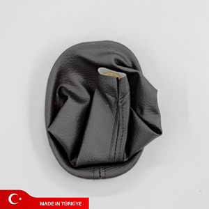 8200523916 Manchon de levier de vitesse en cuir artificiel noir pour Logan I Sandero I - Product Image 1