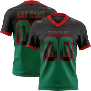 Camiseta de Fútbol Americano para Adultos con Diseño de Bandera Personalizado, Textura de Malla, Secado Rápido, Transpirable, Ajuste Atlético para Entrenamiento - Product Image 1