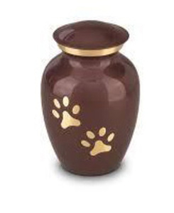 Urna de cremación de latón pequeña con estilo moderno Diseño clásico para cenizas de mascotas Suministros funerarios al por mayor Urna decorativa - Product Image 3