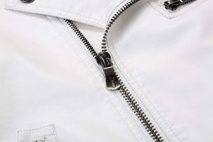 Chaqueta Bomber de cuero de alta calidad 2025 personalizada para otoño e invierno, chaqueta de cuero de nuevo estilo con cremallera de manga larga para hombres y mujeres - Product Image 5