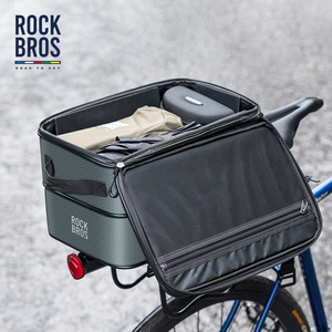 ROCKBROS <span class=keywords><strong>ROAD</strong></span> to SKY 고급 다기능 자전거 랙 가방 방수 사이클링 로드 자전거 트렁크 백 하드쉘 캐리어 가방 - Product Image 6
