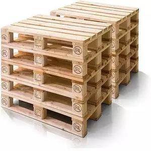 Hard Wood 4 way wooden EURO PALLET EUR/ EPAL PALLETS With Color yellow Size 1200x1000x150mm