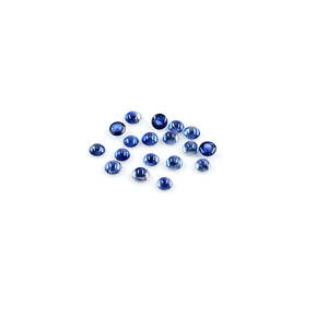 Zafiro Azul Natural Sin Tratar, Calibrado, Corte Radiante Ovalado de 3mm y 3.5mm, Material de Piedras Preciosas Azules, Incluye Ópalo y Aguamarina - Product Image 3