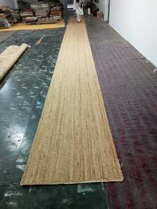 Ensembles de tapis modernes faits à la main en jute, tissage plat en jacquard avec boucle, antidérapants et écologiques, tapis pour le salon et la décoration intérieure - Product Image 5