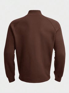 High Quality Cotton Warm Sweatshirts Lightweight Custom Factory Half Zipper Sweatshirts Mock Neck <b>Zip</b> <b>Up</b> Sweatshirts For <b>Men's</b> - Product Image 4