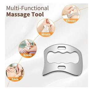 Outil de raclage des fascias IASTM en acier inoxydable pour la relaxation musculaire, la physiothérapie et le sport, idéal pour usage clinique - Metal Med - Product Image 1