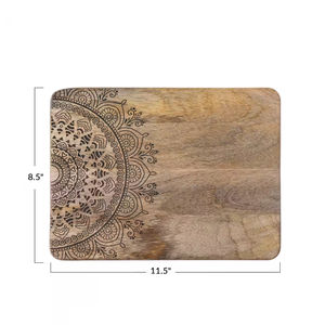 Planche à découper de cuisine artisanale personnalisée faite à la main à partir de bois naturel de l'exportateur indien Prix - Product Image 6