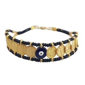 Mauvais œil à la mode perlé pour bracelet - Product Image 5