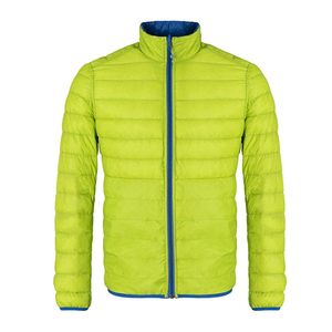 Veste coupe-vent sur mesure OEM, col montant, doudoune pour homme, doudoune d'hiver, manteau en coton matelassé léger - Product Image 1