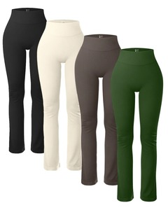 Pantalones de Yoga para gimnasio para mujer, mallas de cintura alta con sensación de desnudo, pantalones de ciclismo para correr, pantalones de Yoga elásticos transpirables para deportes sin costuras - Product Image 4