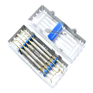 Ensemble de 5 pièces avec boîte à cassette Kit d'instruments de levage de sinus allemands Cassette de dentisterie dentaire d'implant PAR LOHAR Products & Co - Product Image 1