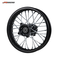 JFGRACING Expédition rapide en stock, pièces de modification de roue arrière CNC de 12 pouces, jeu de roues de moto pour Yozma IN10, moto électrique tout-terrain